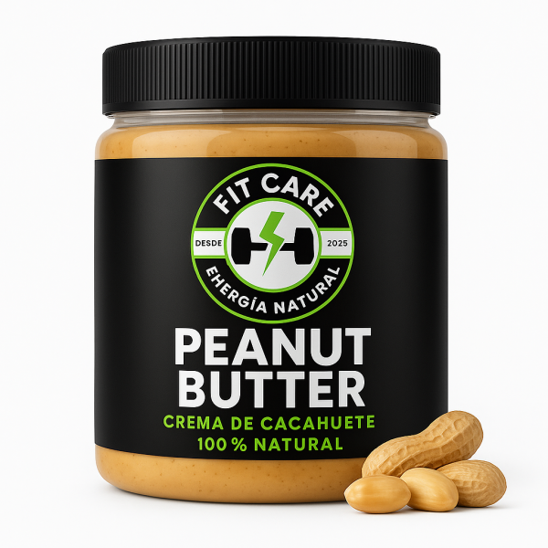 Crema de Cacahuete 100% Natural | FIT CARE